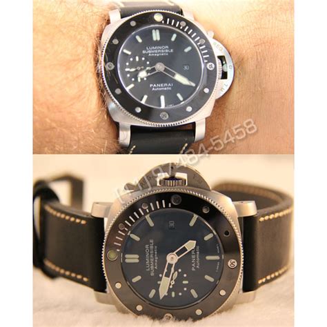 panerai submersible ceramica replica|authenticity of a panerai.